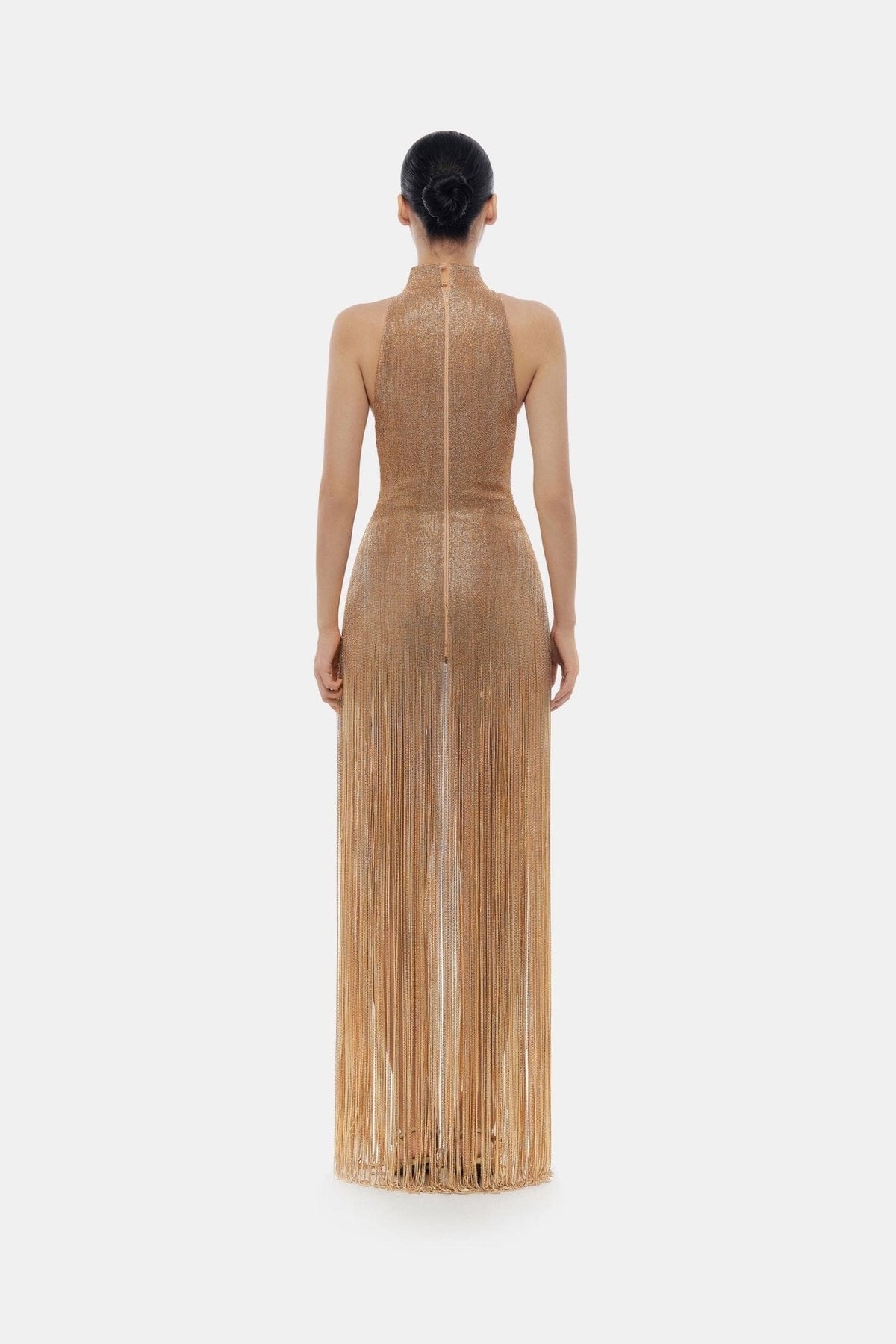 Champagne Crystalized Dress by Montsand