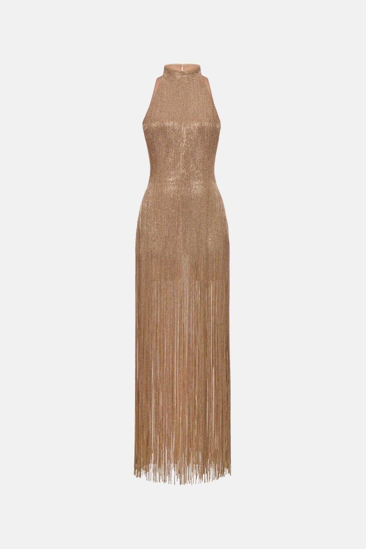 Champagne Crystalized Dress by Montsand