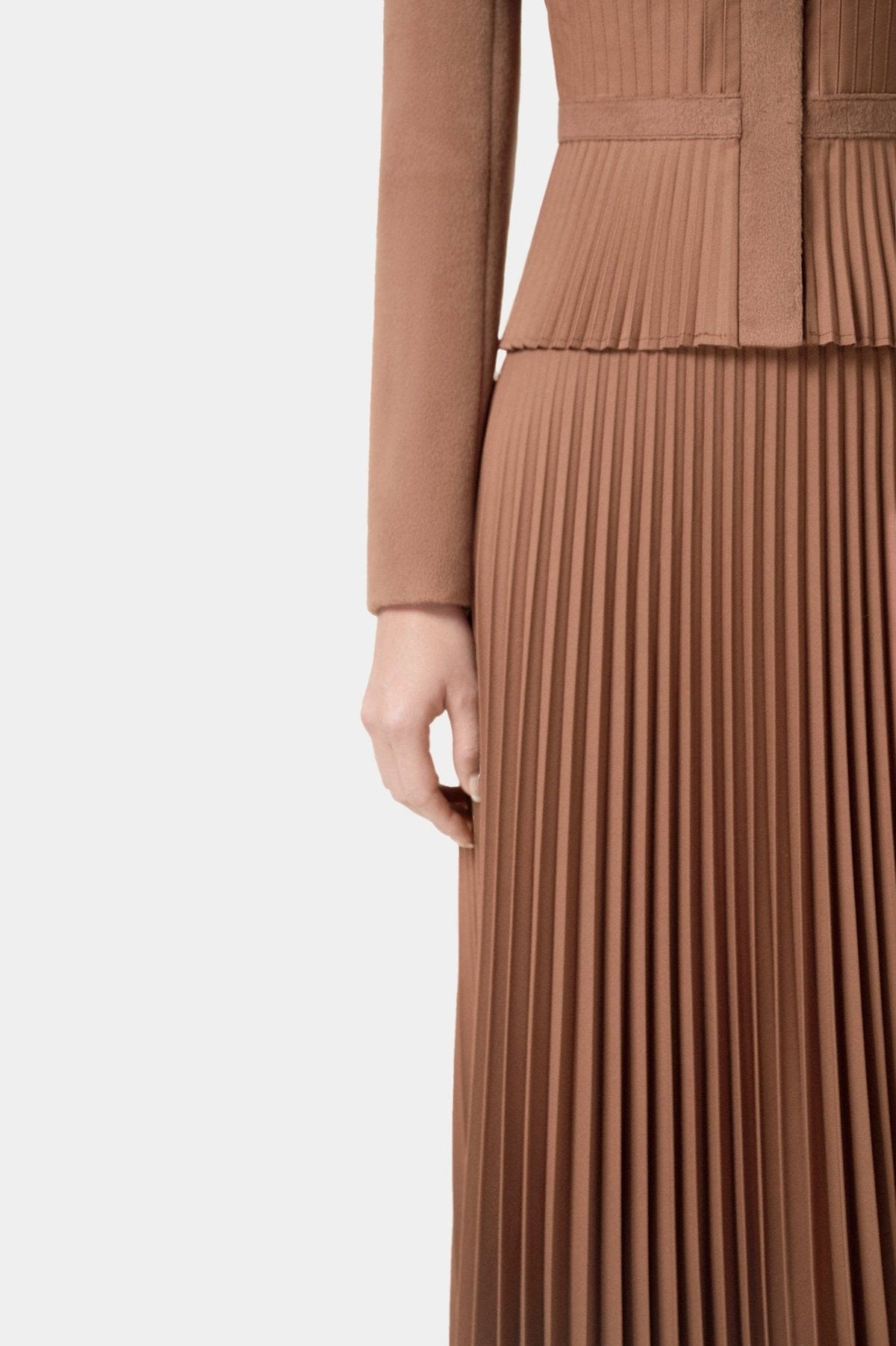 Chocolate Pleat Skirt by Montsand