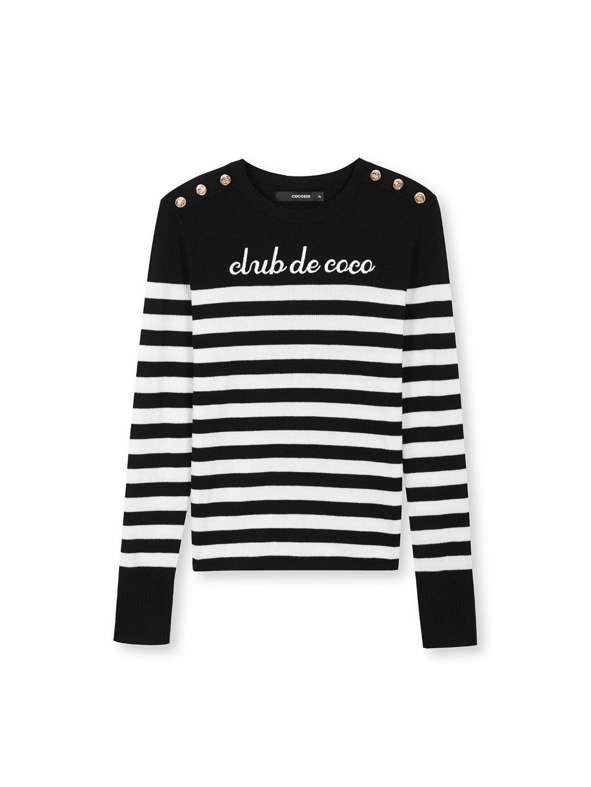 Club De Coco Striped Sweater by COCOSIN