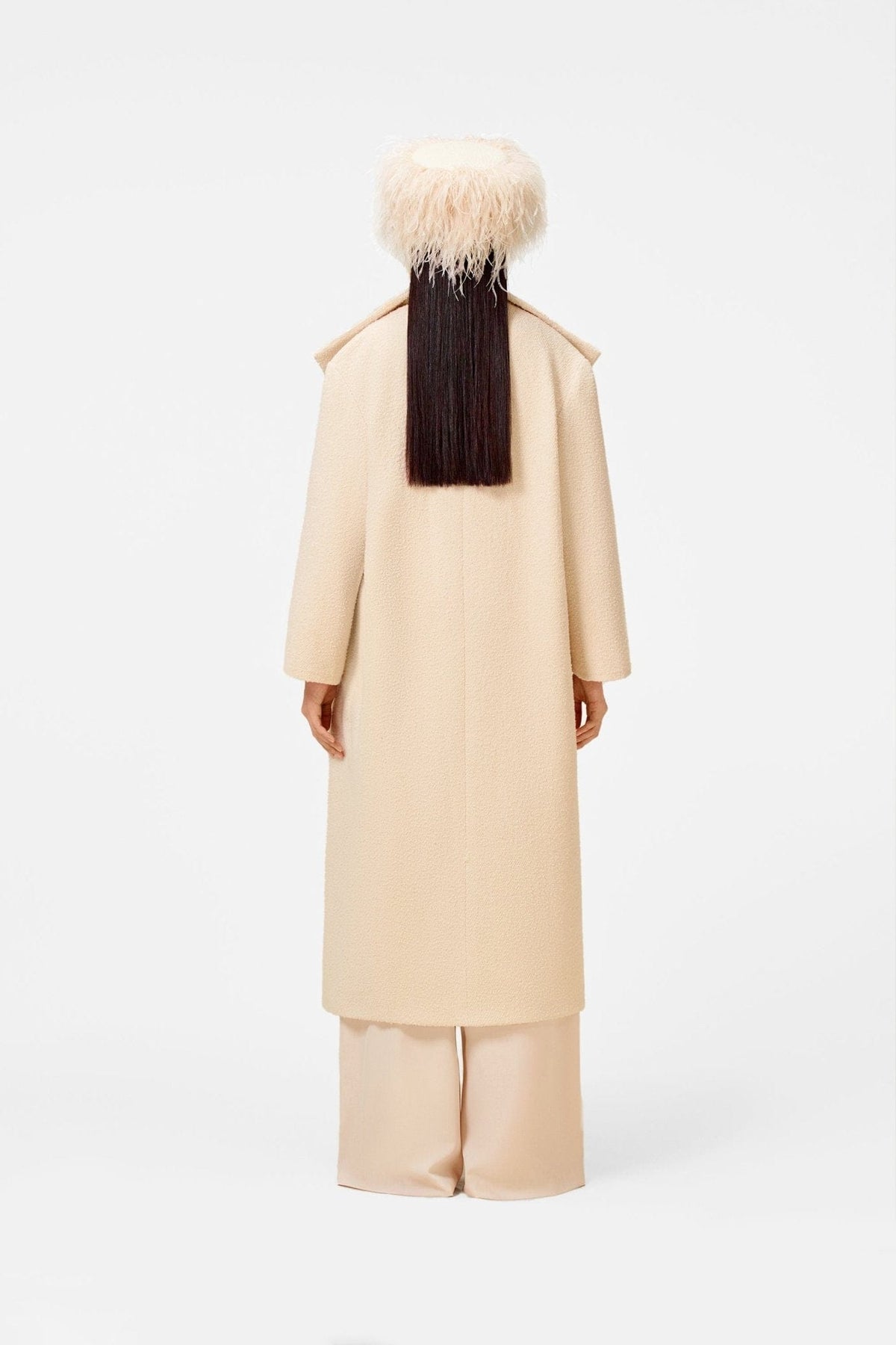 Cream Trench Coat by Montsand