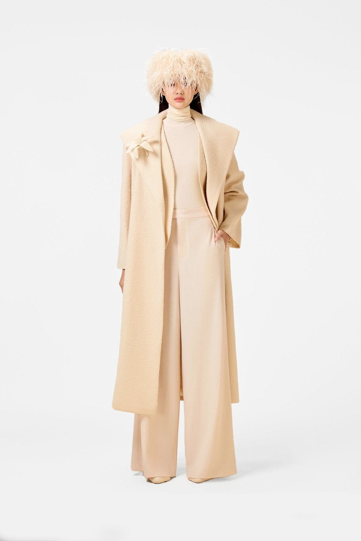 Cream Trousers by Montsand