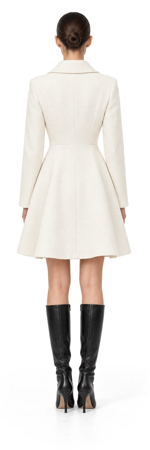 Elise Outerwear — FW2209165OCWOCR, AI-rendered back view; rear details inferred where no source exists