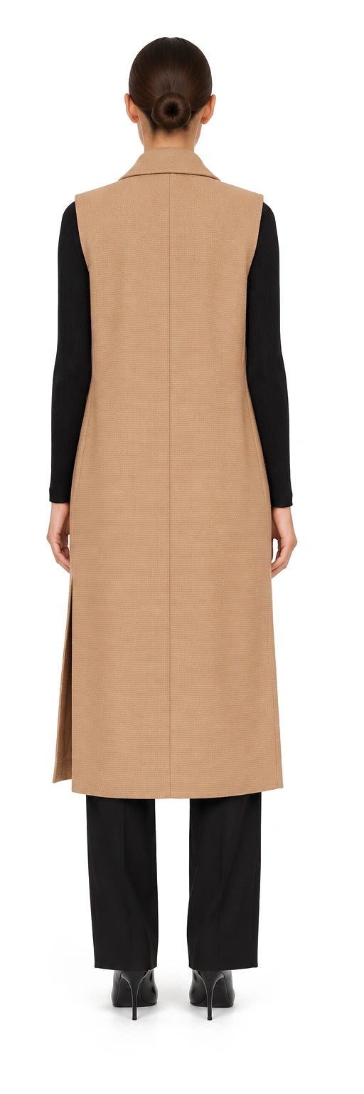 Elise Outerwear — FW2209167OCWOBR, AI-rendered back view; rear details inferred where no source exists