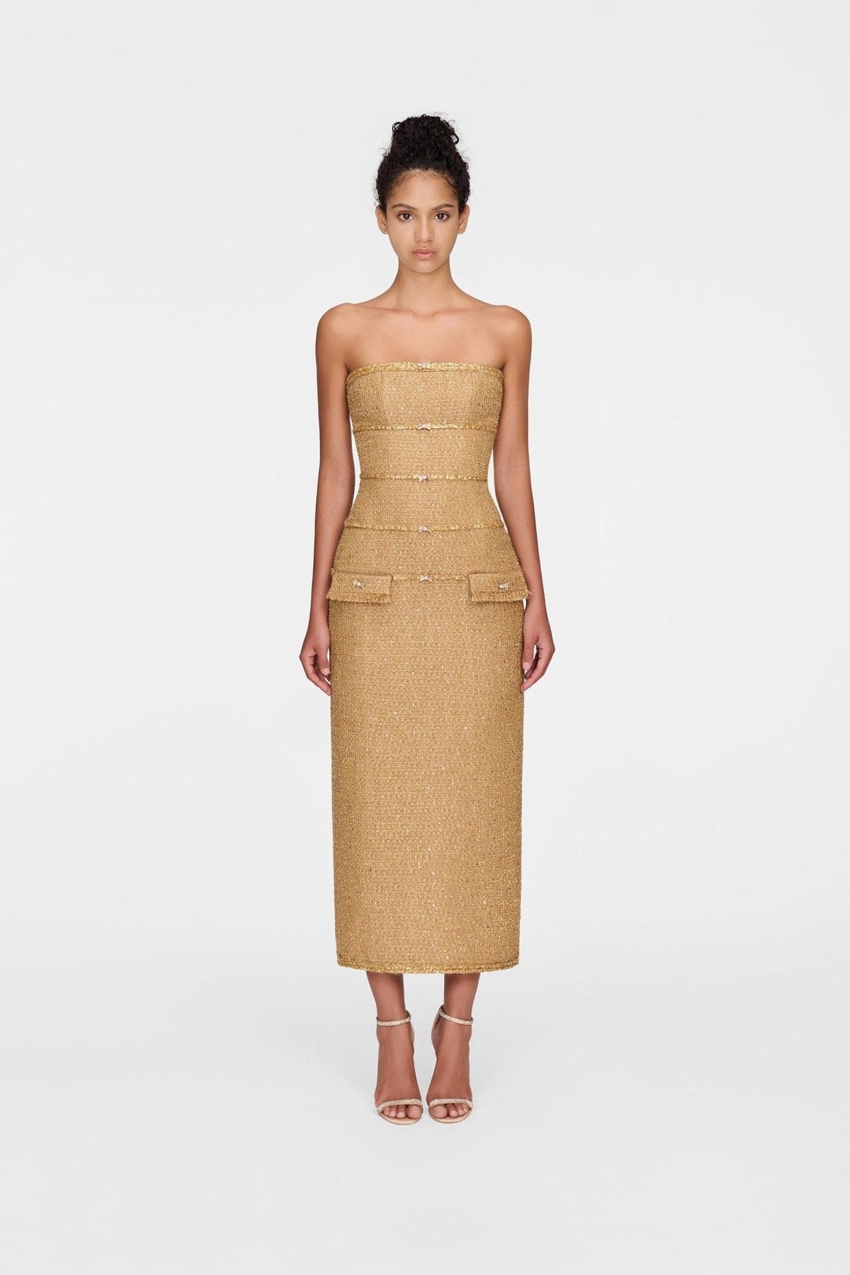 Gold Julia Dress by Montsand