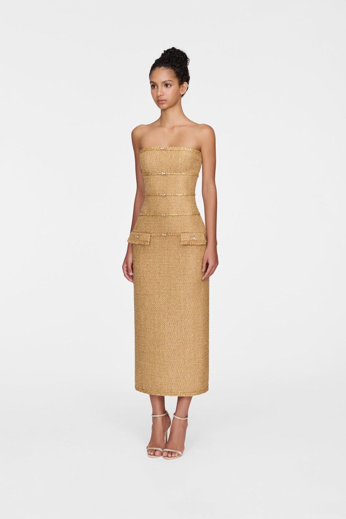 Gold Julia Dress by Montsand