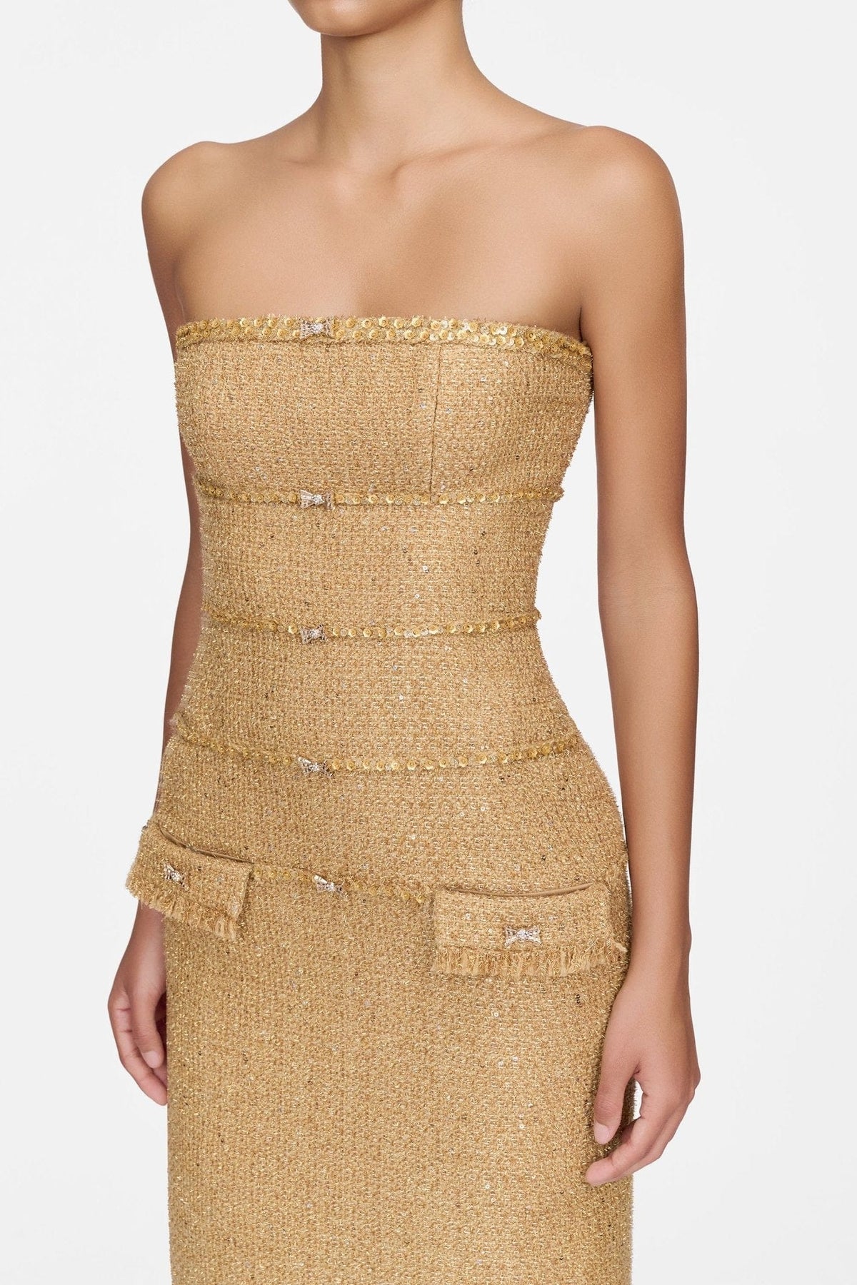 Gold Julia Dress by Montsand