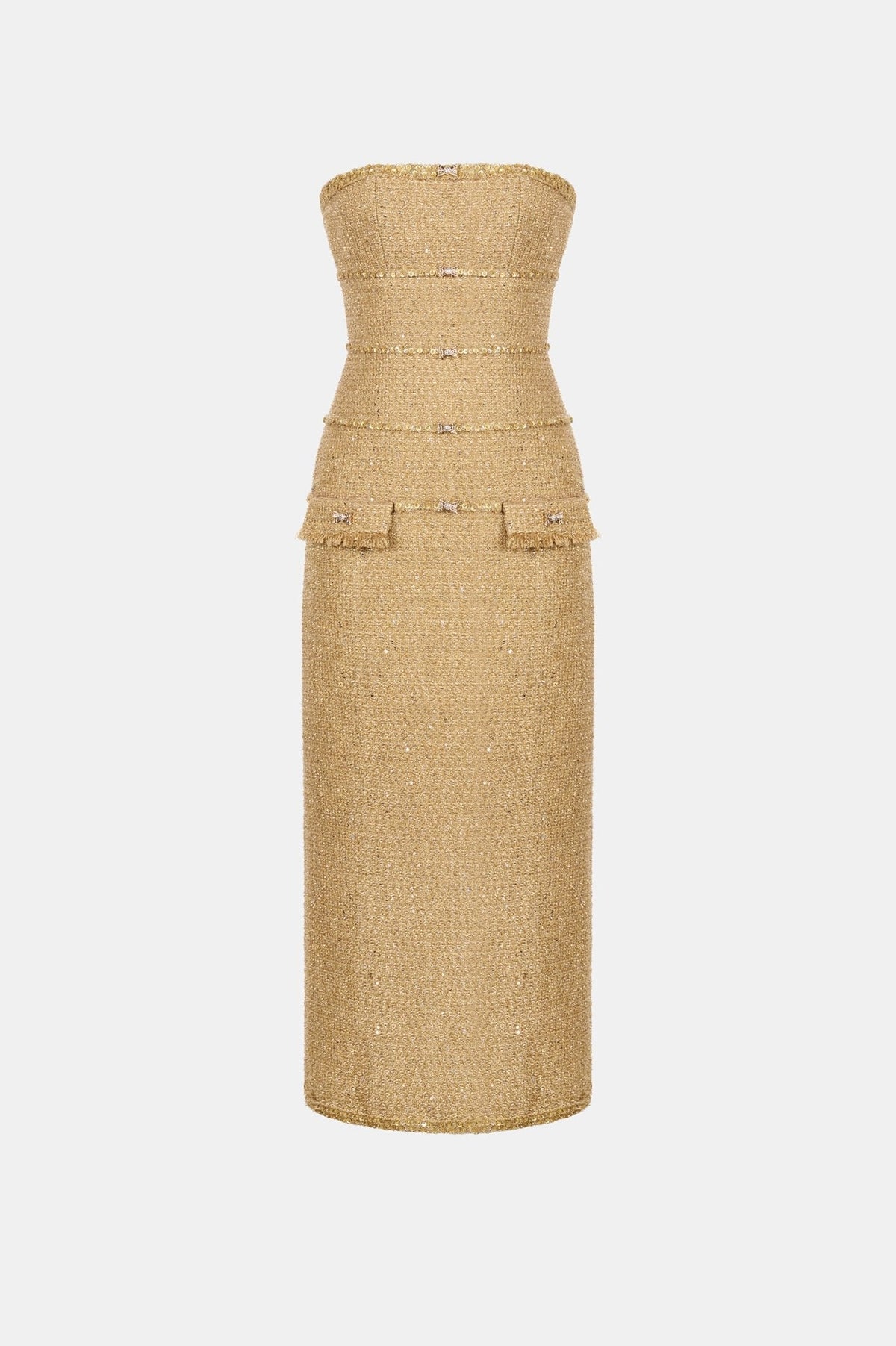 Gold Julia Dress by Montsand