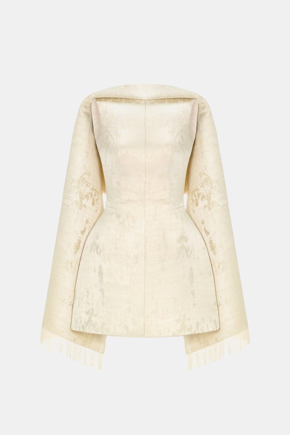 Gold Tailored Scarf Mini Dress by Montsand