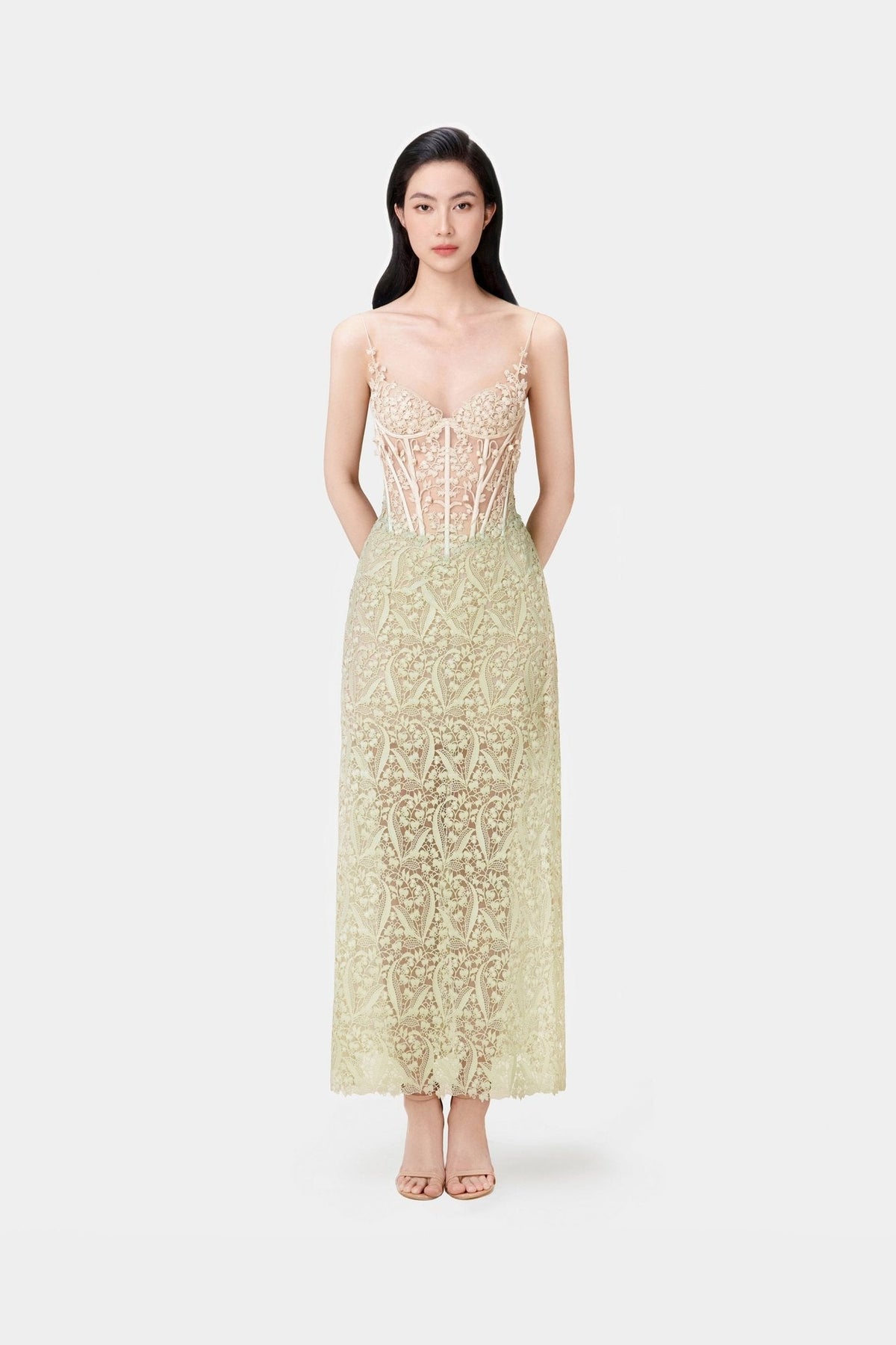 Green Noah Dress by Montsand