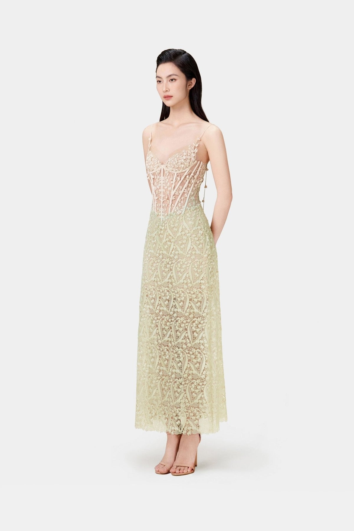 Green Noah Dress by Montsand