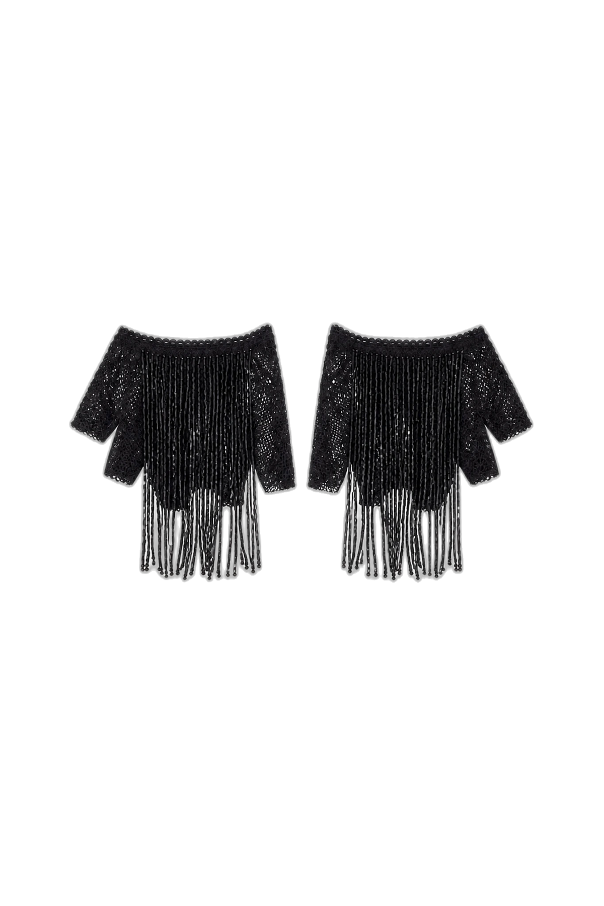 AMIE GLOVES (BLACK), back view