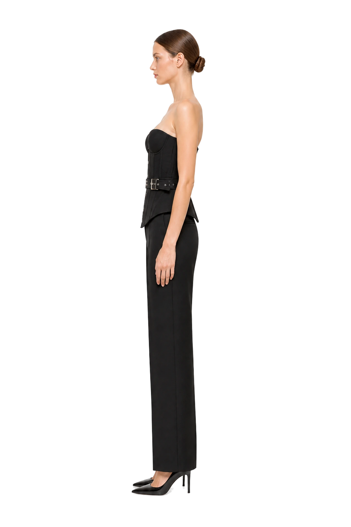 ATHENA CORSET (BLACK), profile view