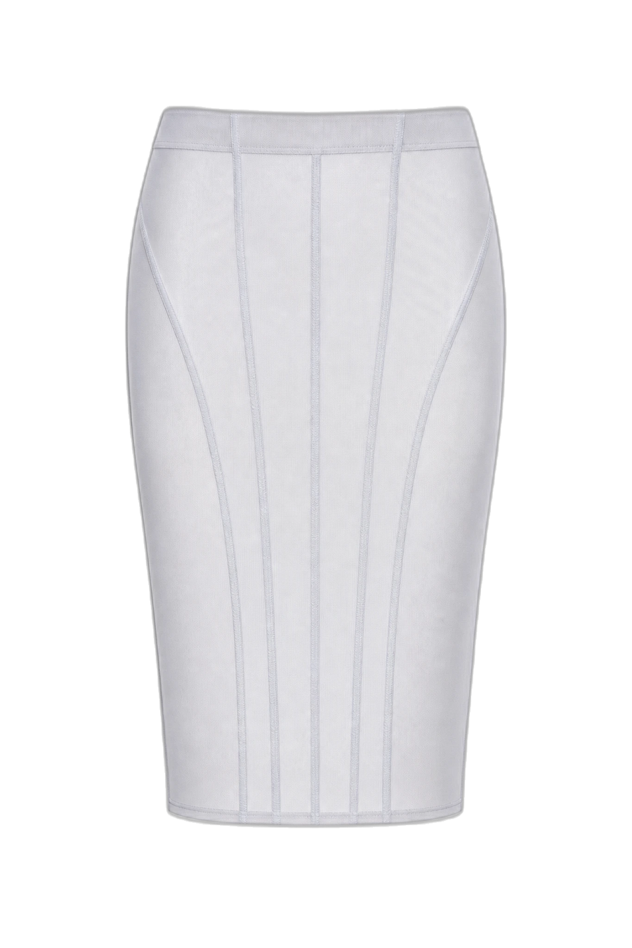 AUBREY MIDI SKIRT (GREY)