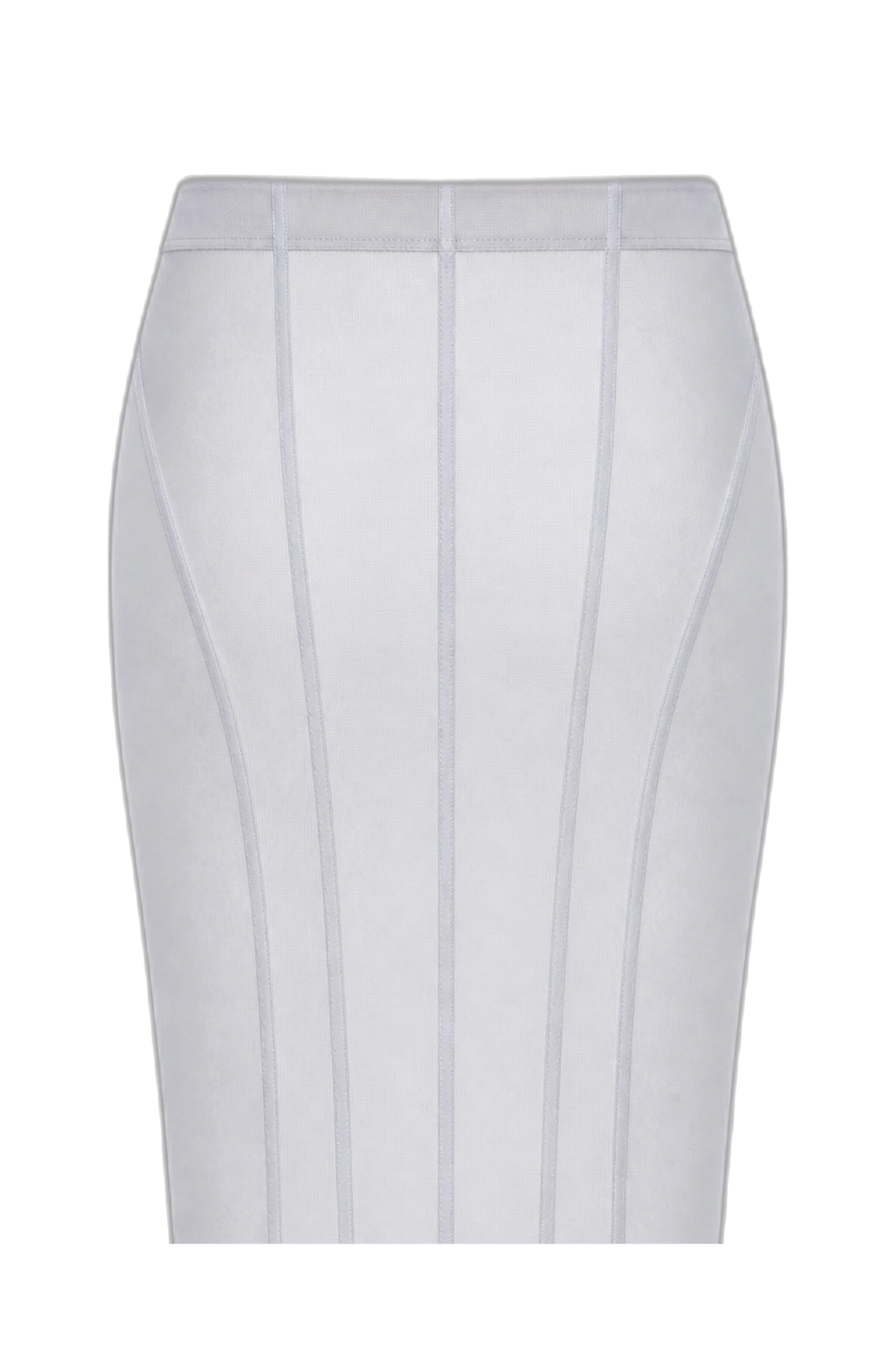 AUBREY MIDI SKIRT (GREY), detail view