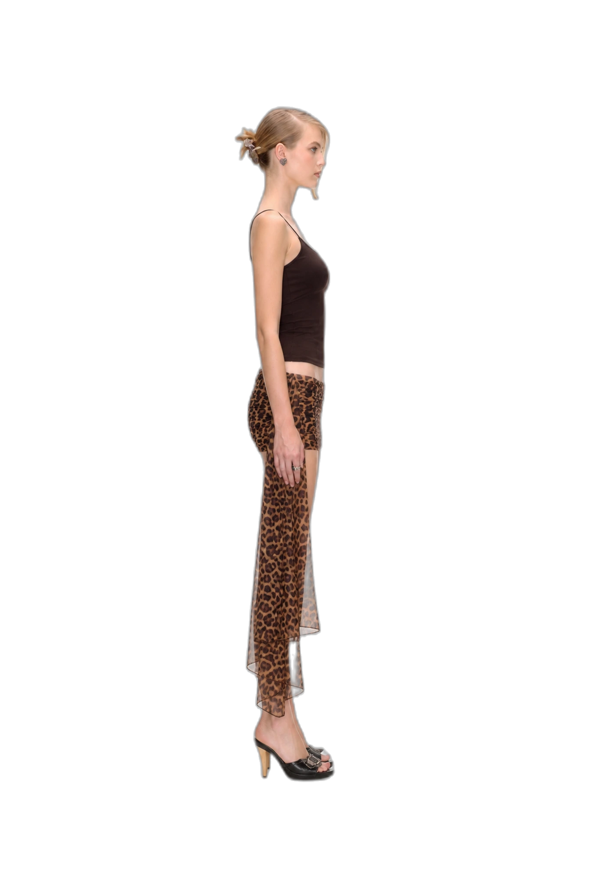 BIANCA MINI SKIRT, profile view