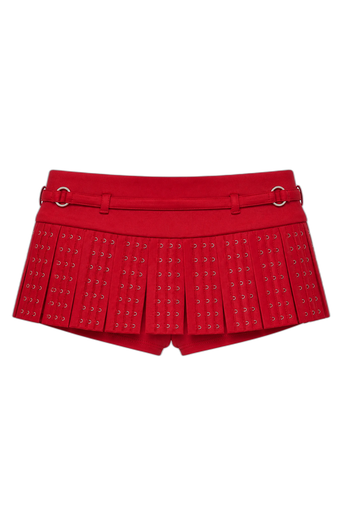 CASSIDY MINI SKORT (RED), detail view
