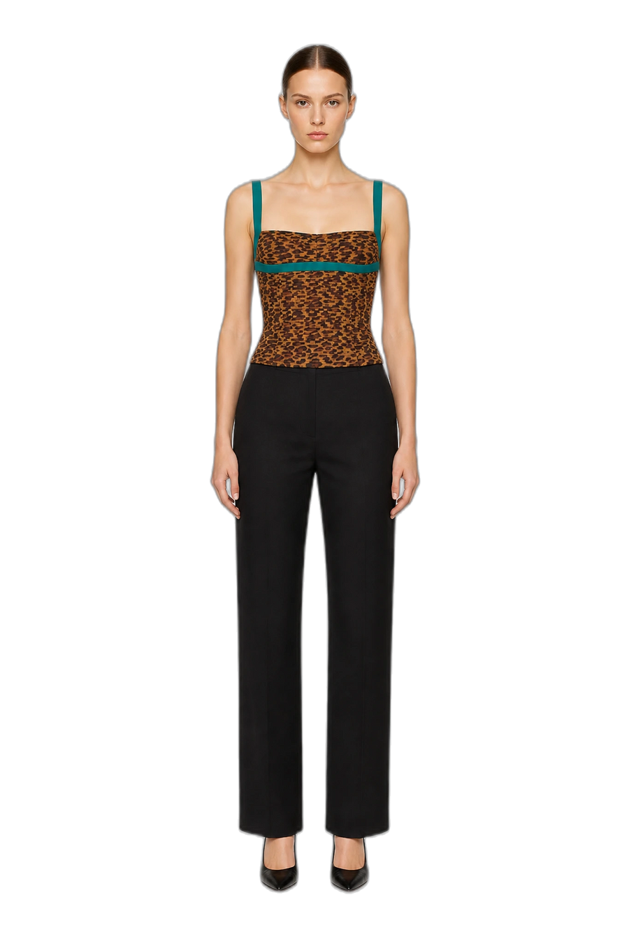 CHANTEL CORSET TOP (LEOPARD PRINT)