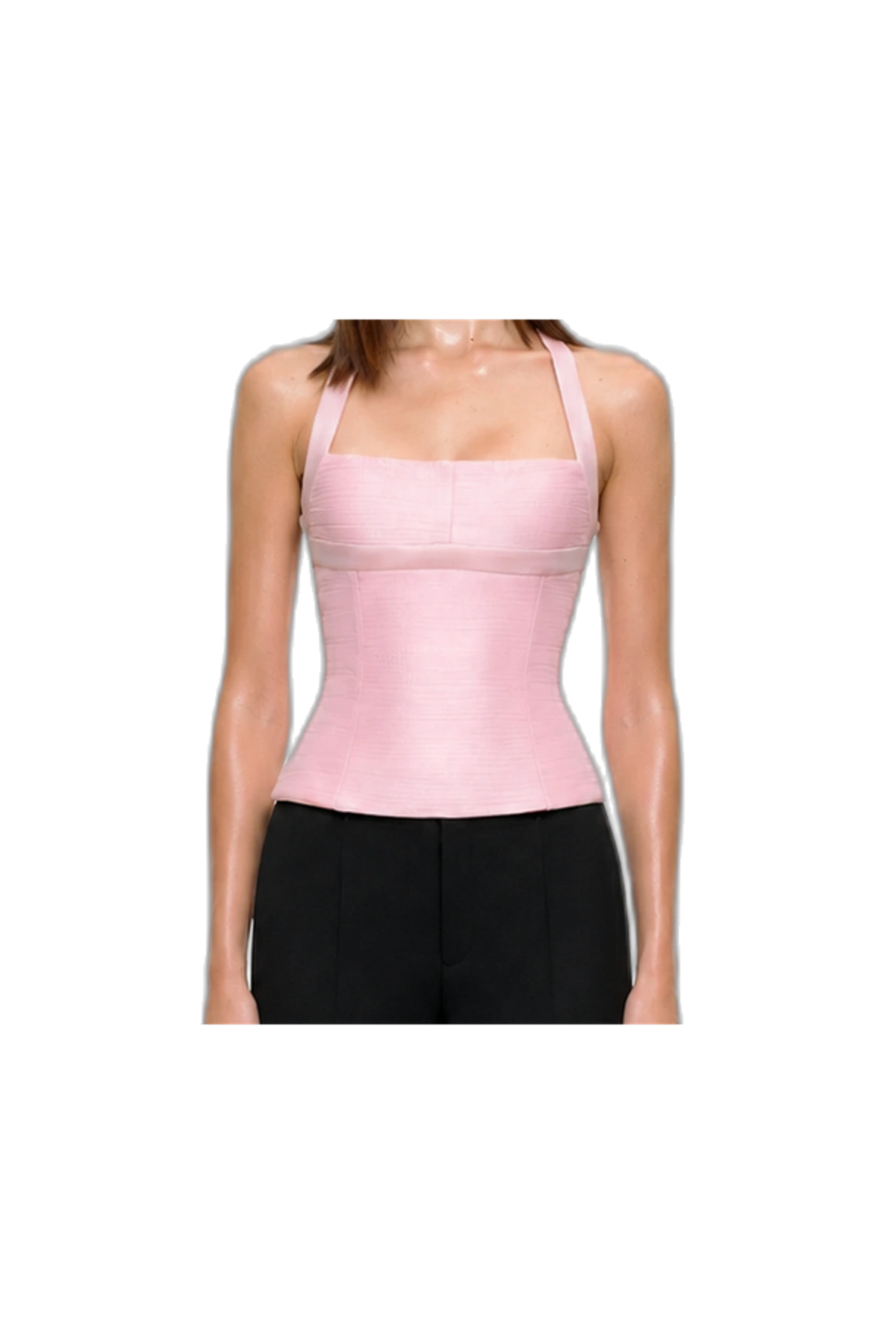 CHANTEL CORSET TOP (PINK), detail view