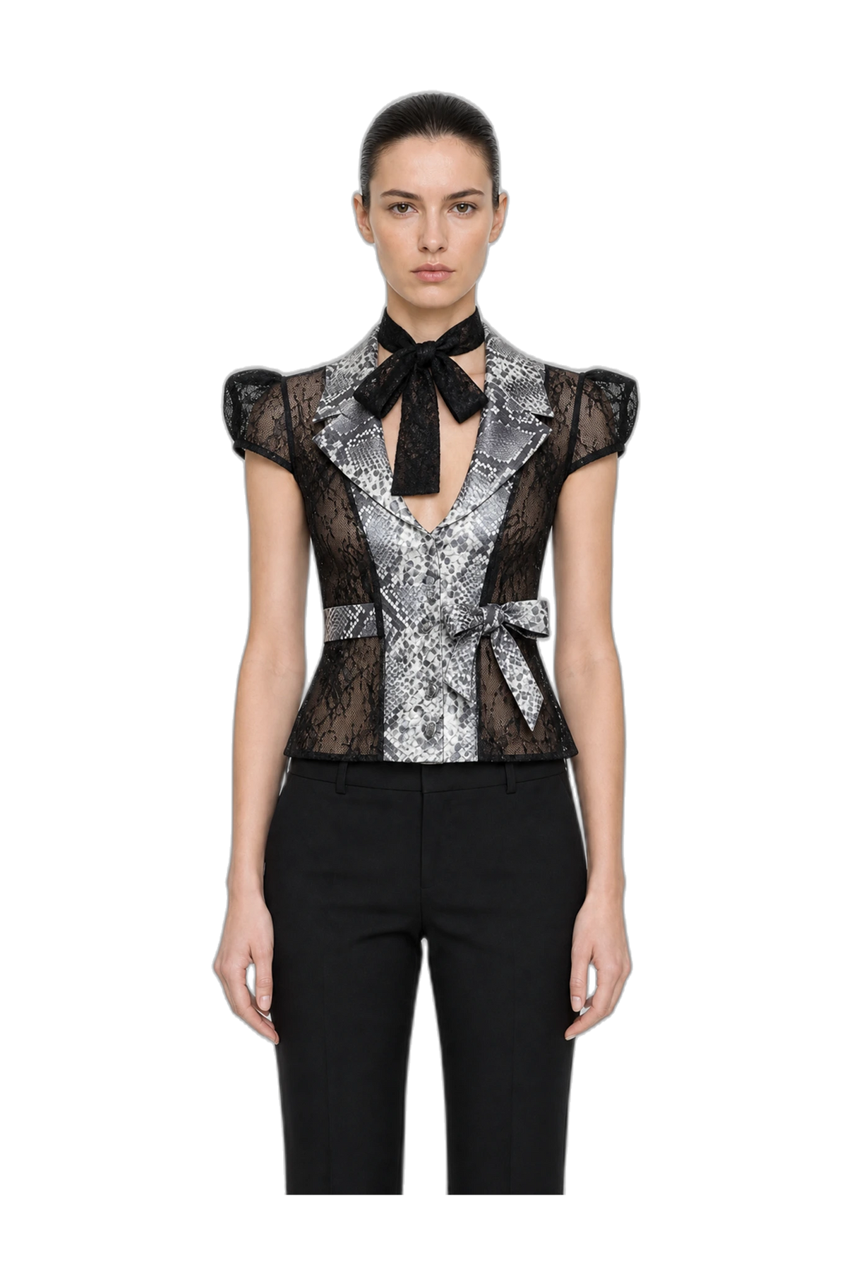 ELLE SHIRT (BLACK) by BUPBES