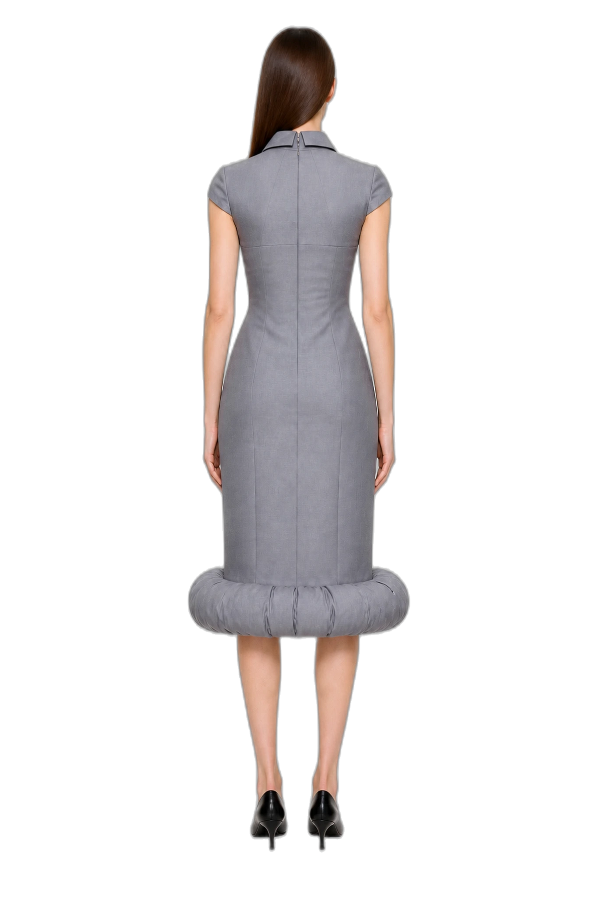 CASSANDRA MIDI DRESS, back view