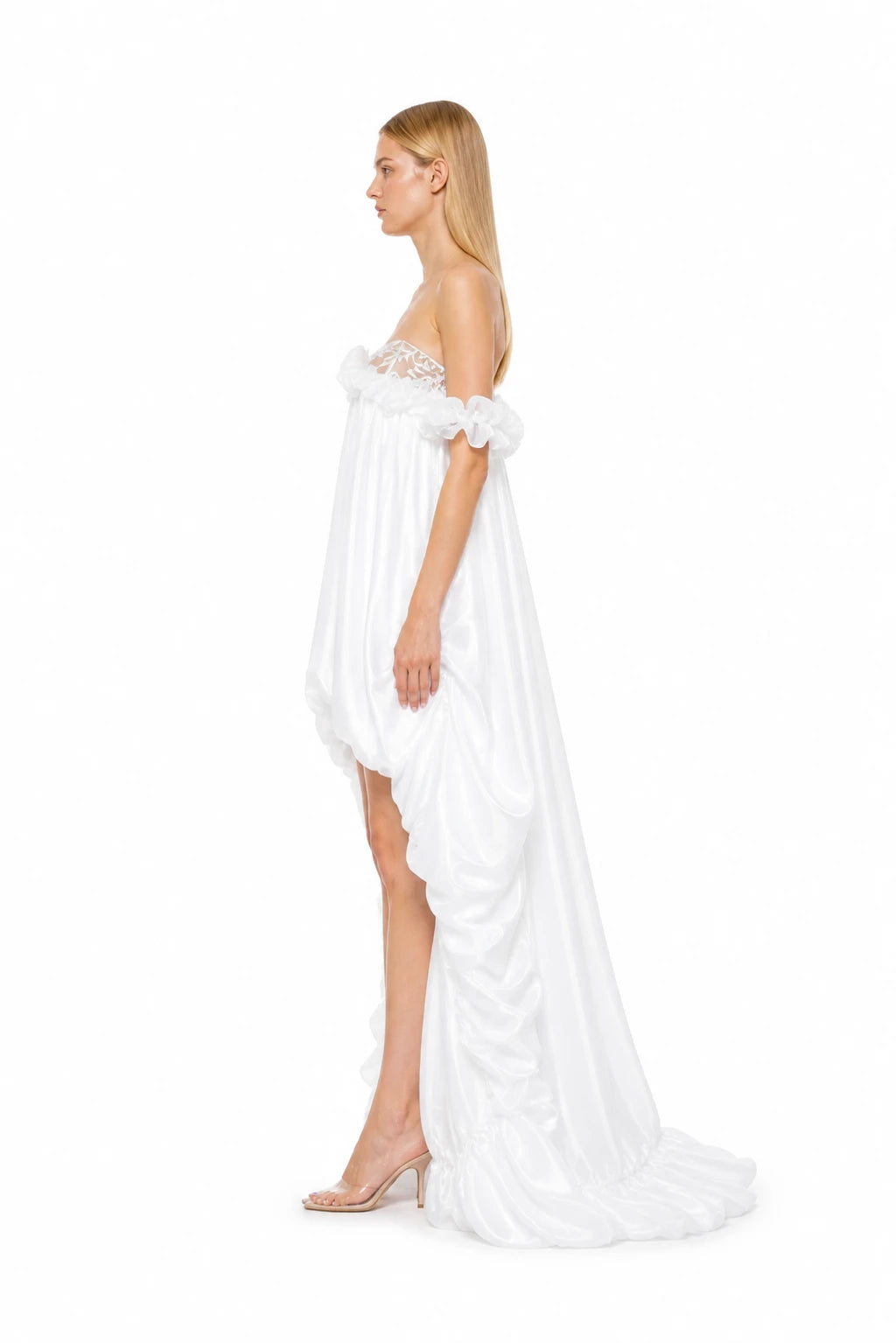Ily Dress - White, profile view