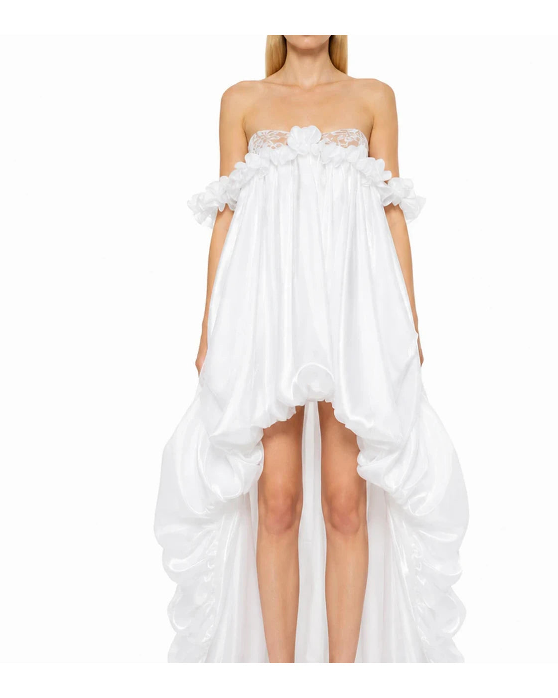 Ily Dress - White, detail view