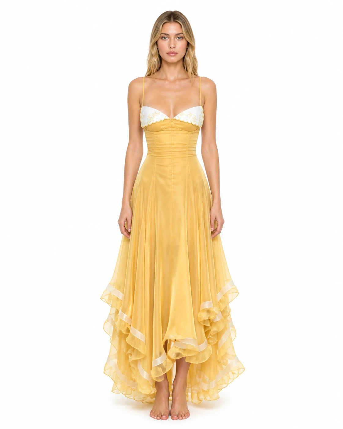 LIANE DRESS - YELLOW by Huelleyrose