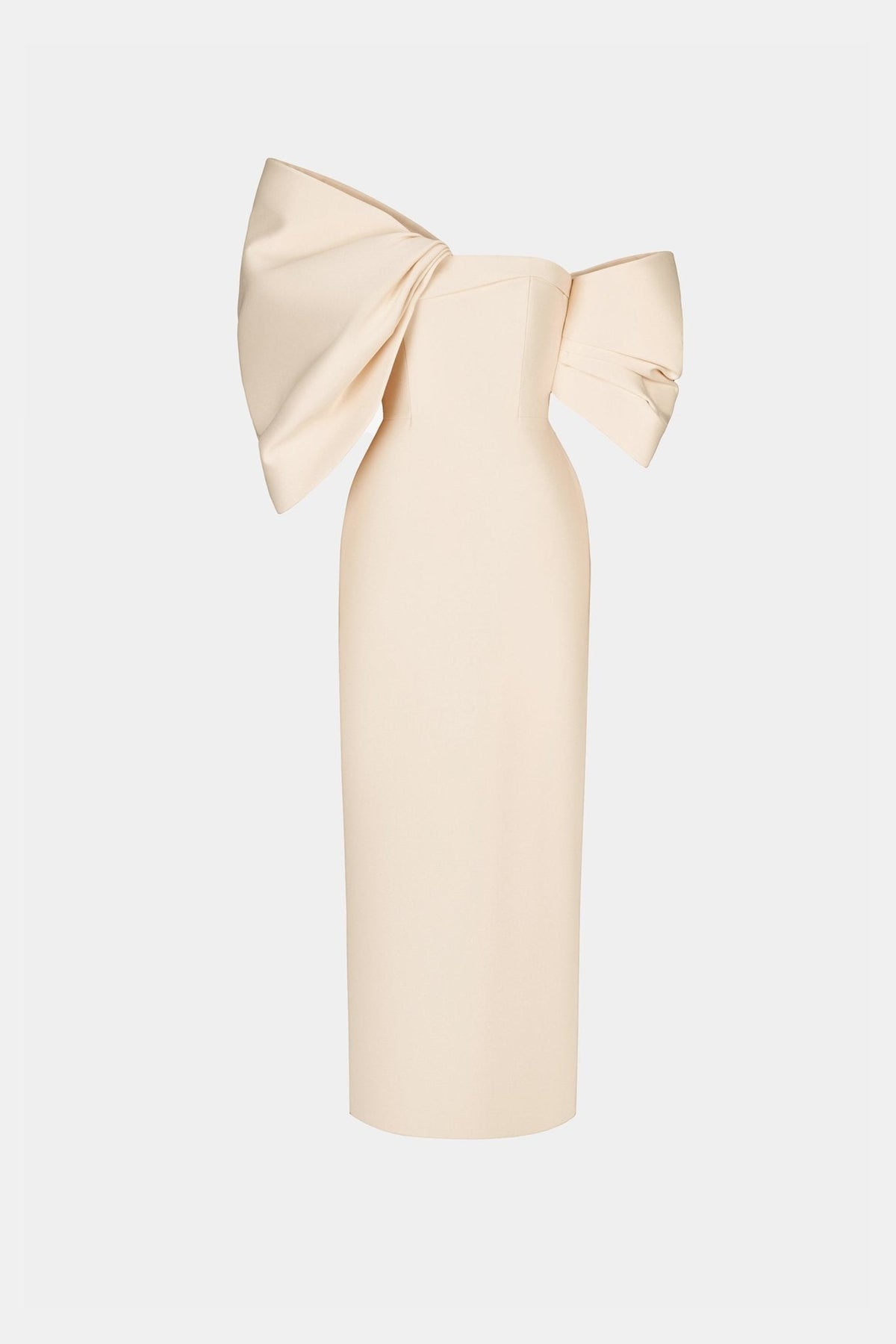 Ivory Big Bow Dress by Montsand