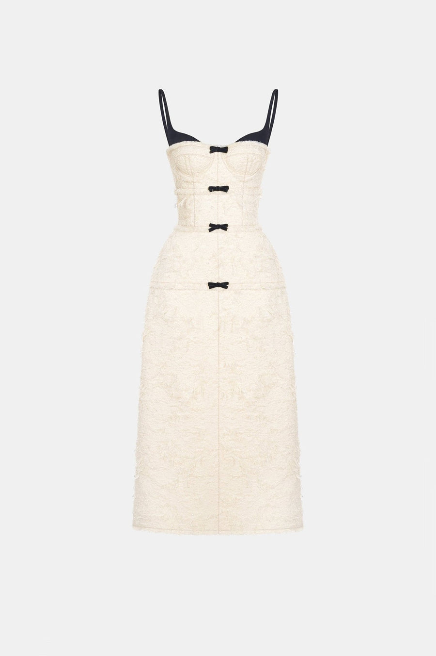 Ivory Crystal Beaded Dress