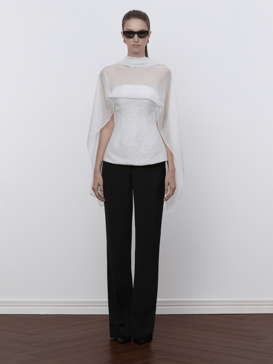 Ivory Drape Top