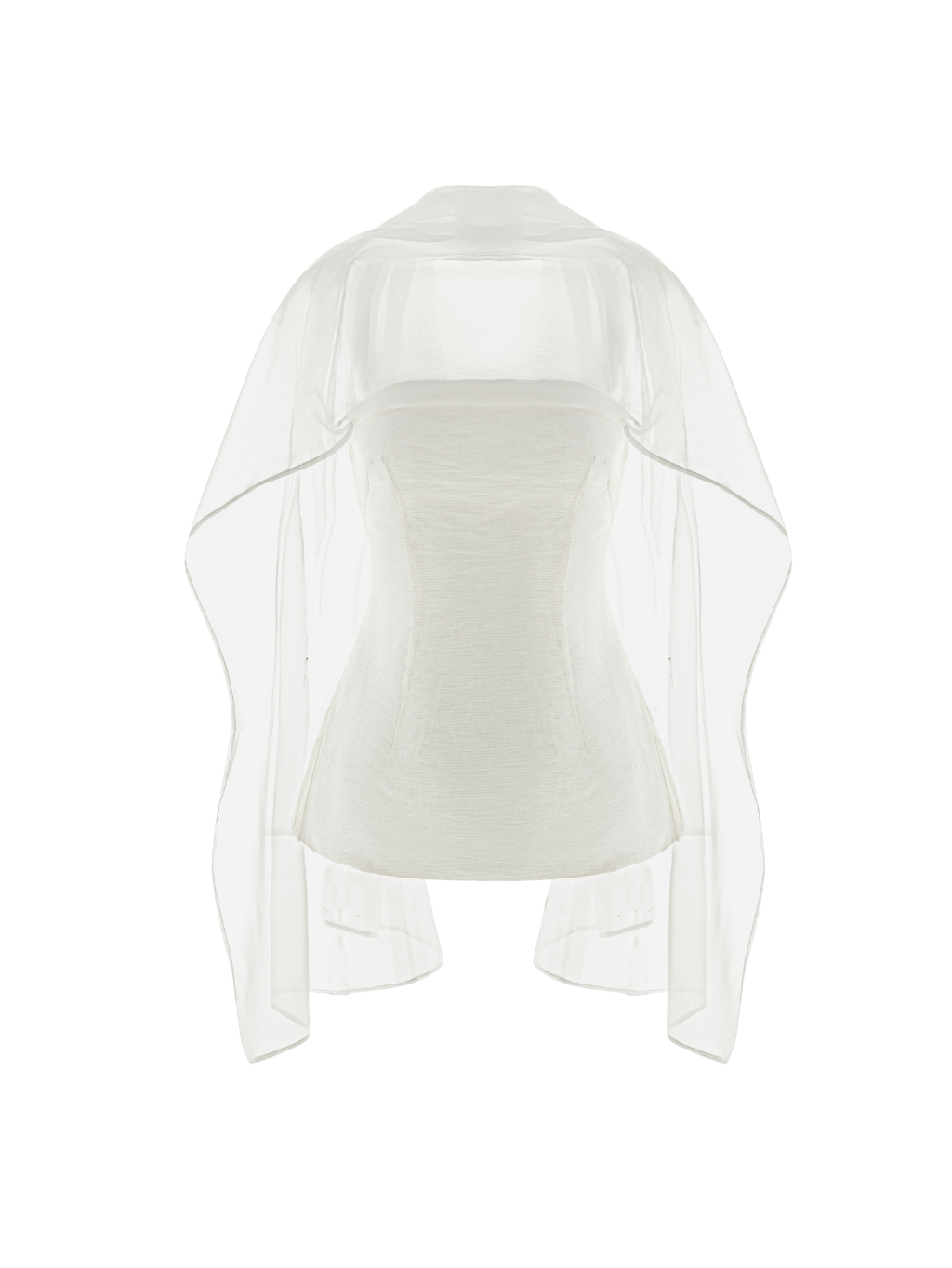 Ivory Drape Top by COCOSIN