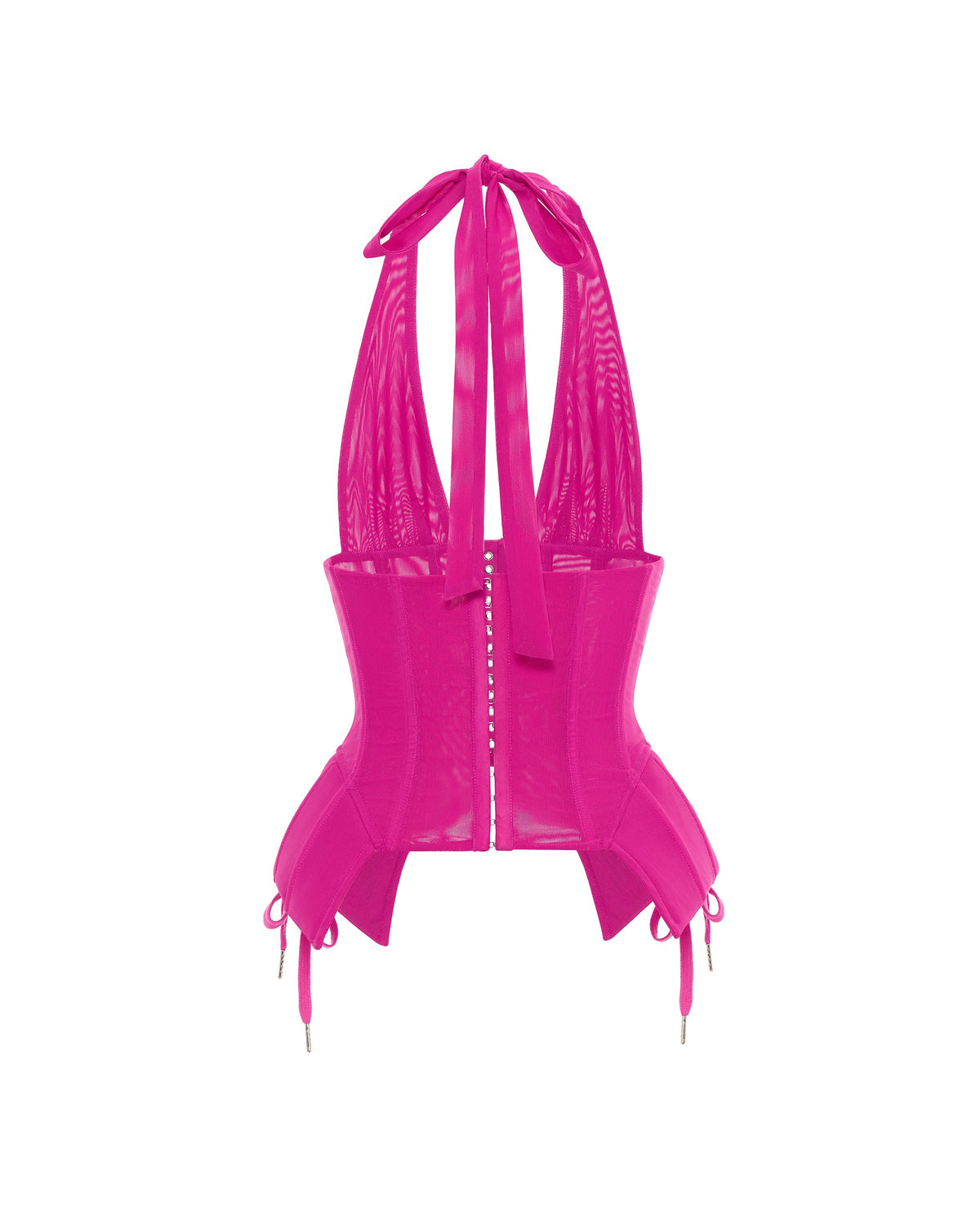 JENNIFER CORSET TOP (HOT PINK) by BUPBES