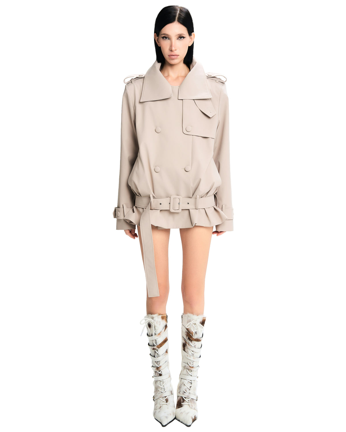 Kourney Jacket (Brown) by LSOUL
