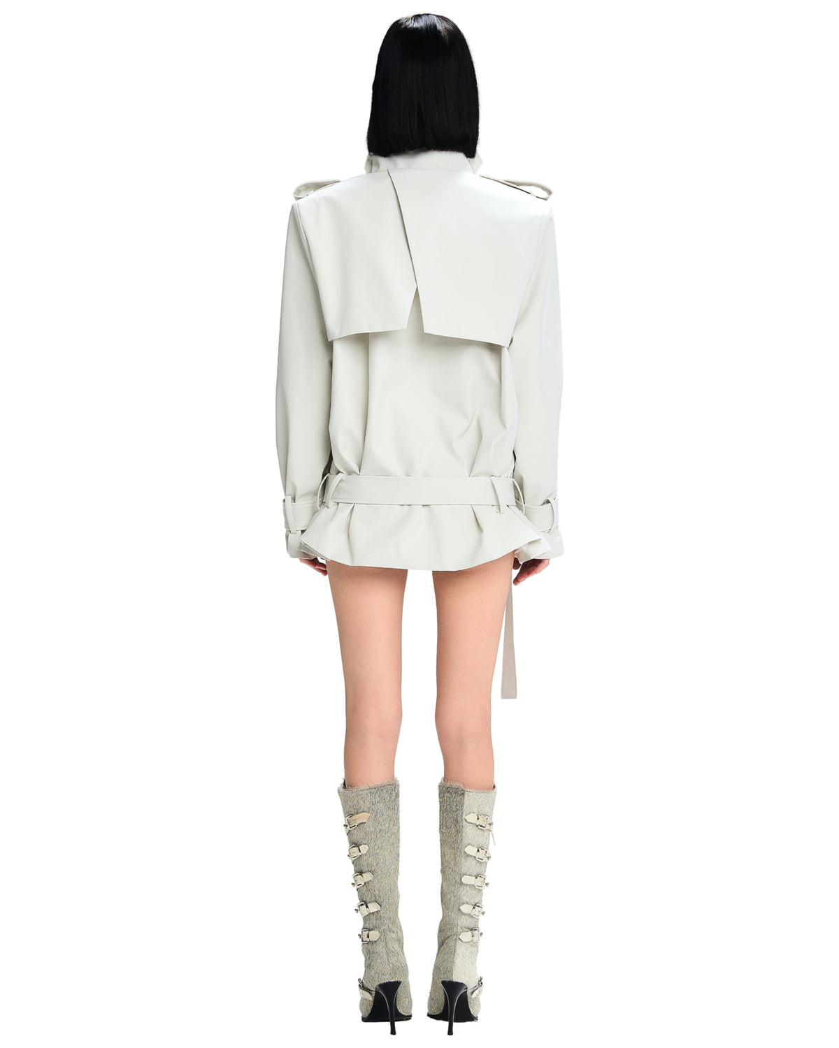 Kourney Jacket (White) by LSOUL