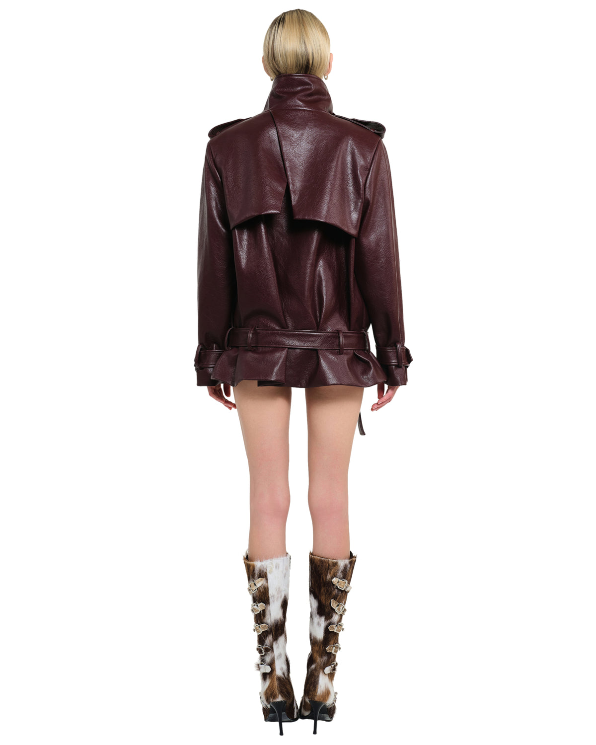 Kourney Jacket (Wine) by LSOUL