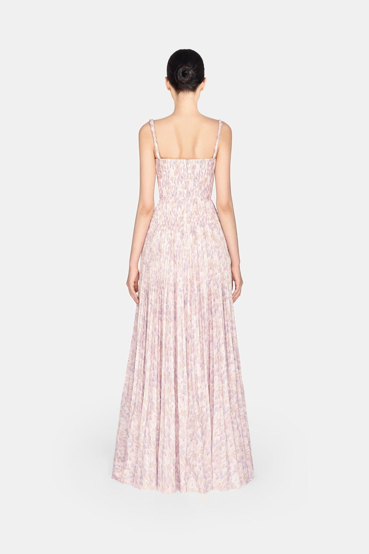 Lavender Pleated Maxi Dress by Montsand