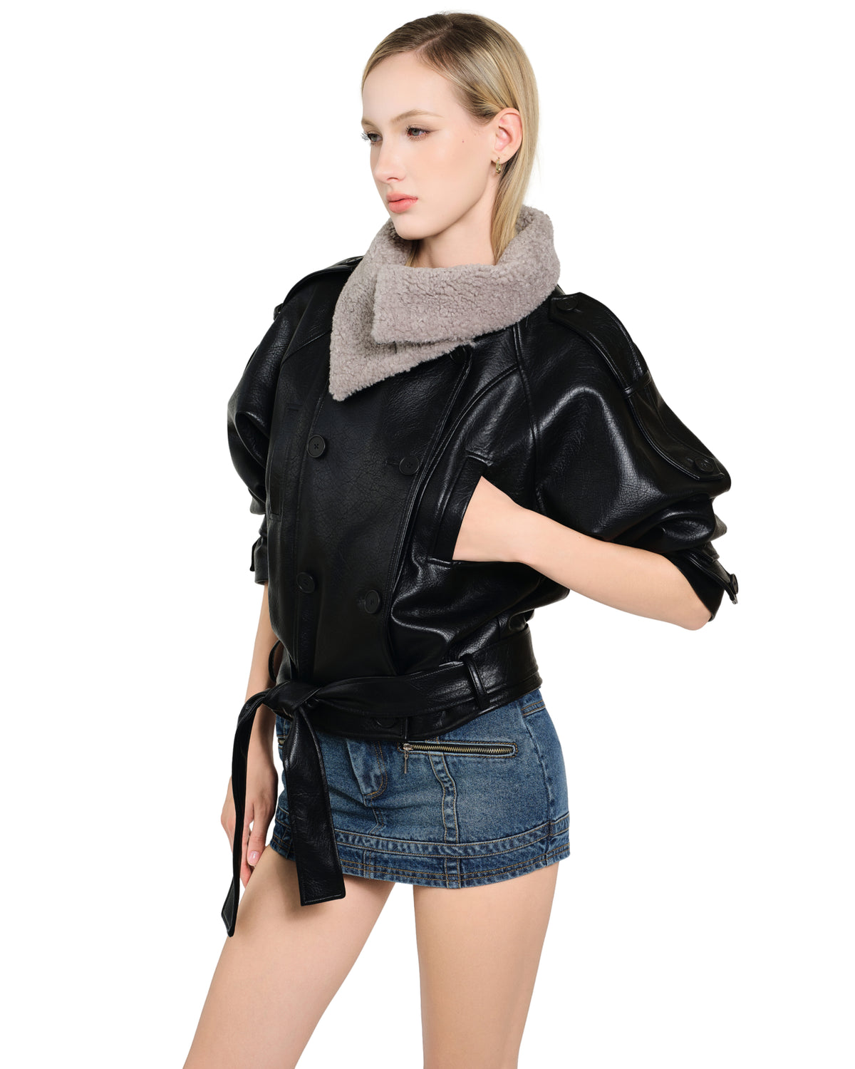 Merlot Jacket (Black) by LSOUL