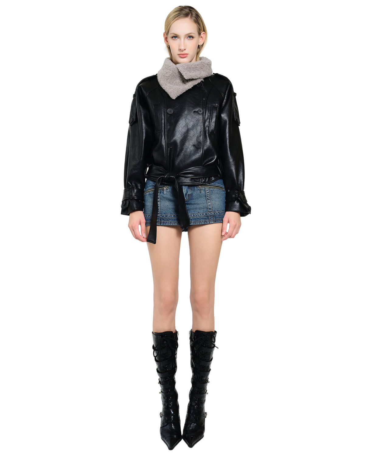 Merlot Jacket (Black) by LSOUL