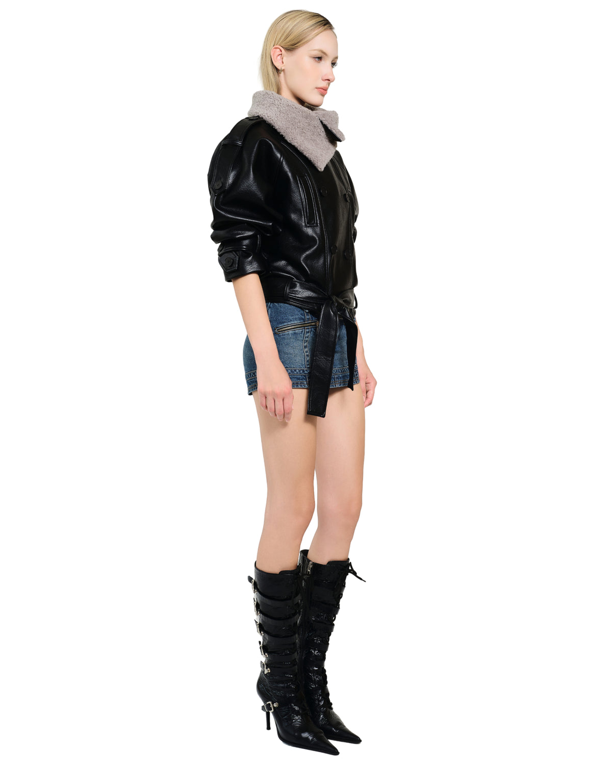 Merlot Jacket (Black) by LSOUL