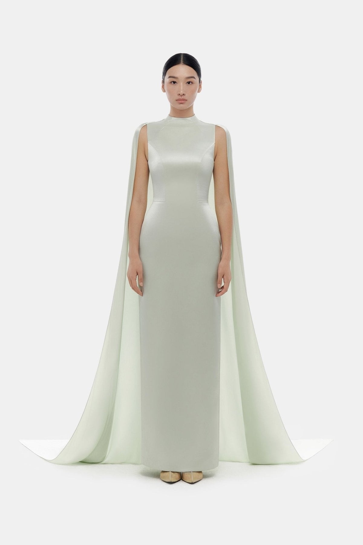 Mint Cape Dress by Montsand