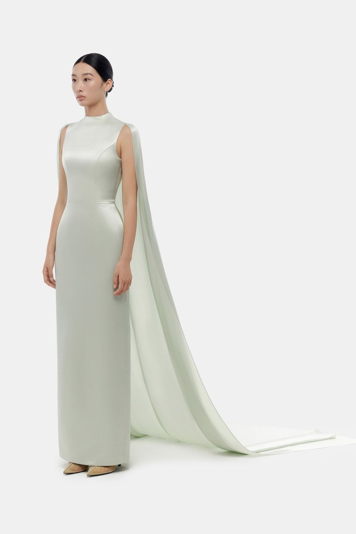 Mint Cape Dress by Montsand