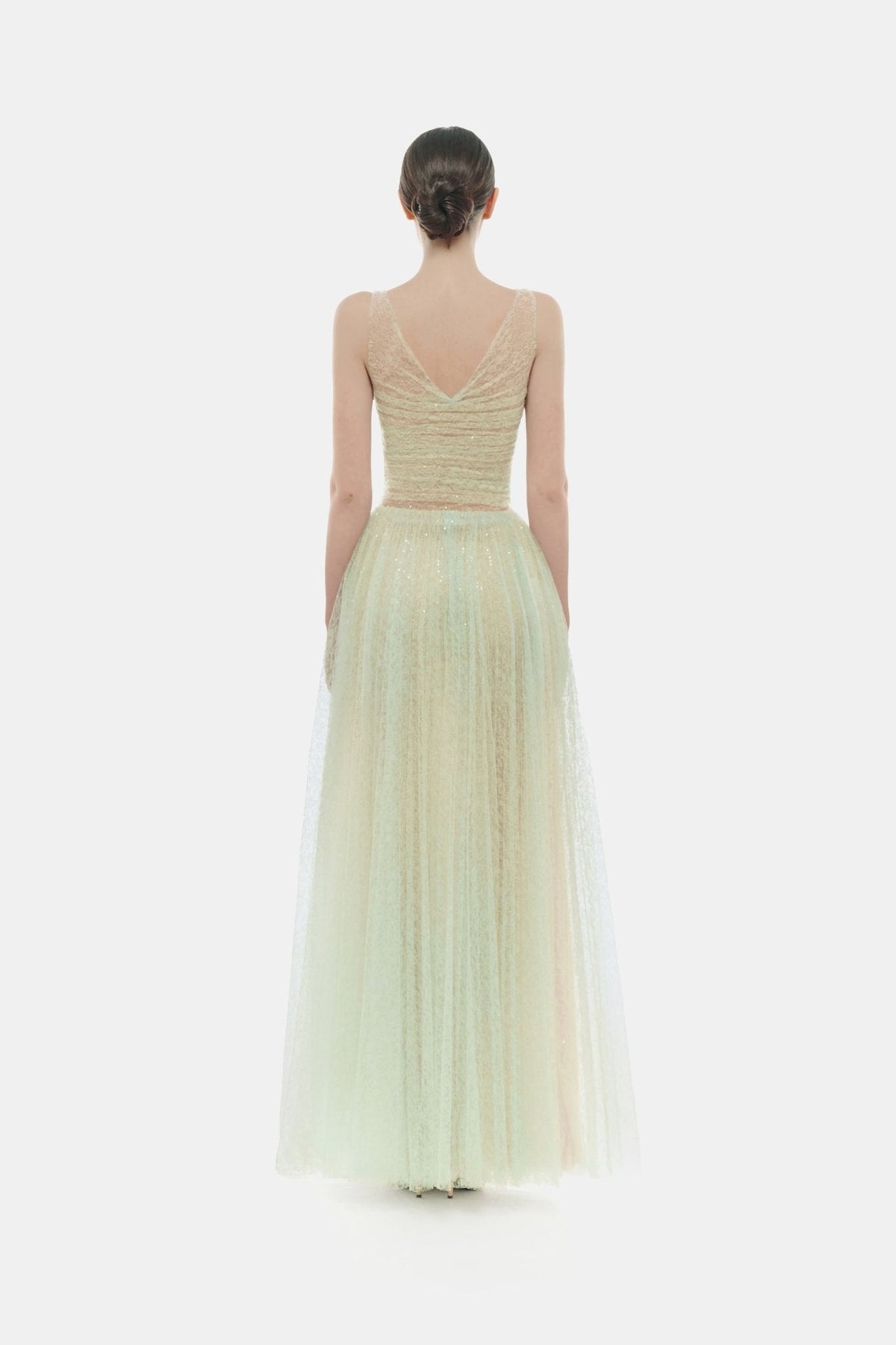 Mint Drapped Maxi Dress by Montsand