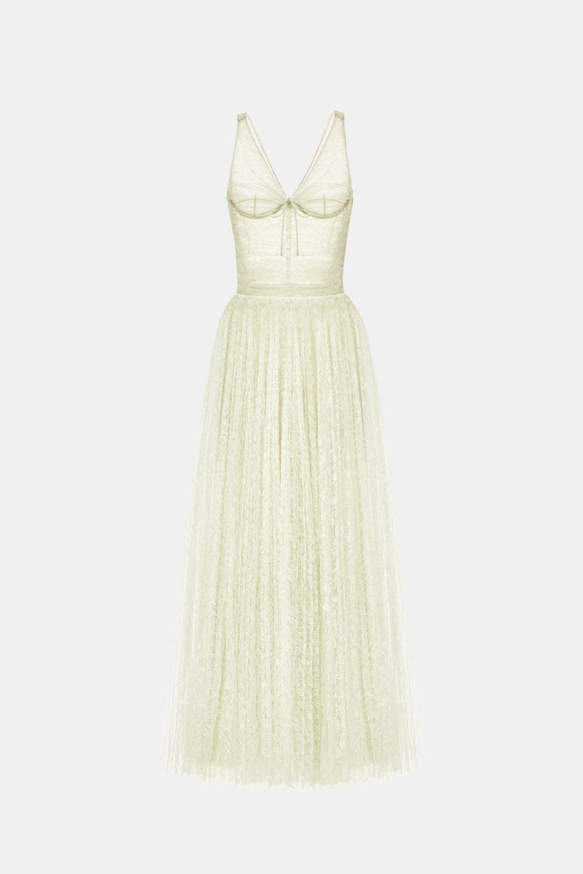 Mint Drapped Maxi Dress by Montsand