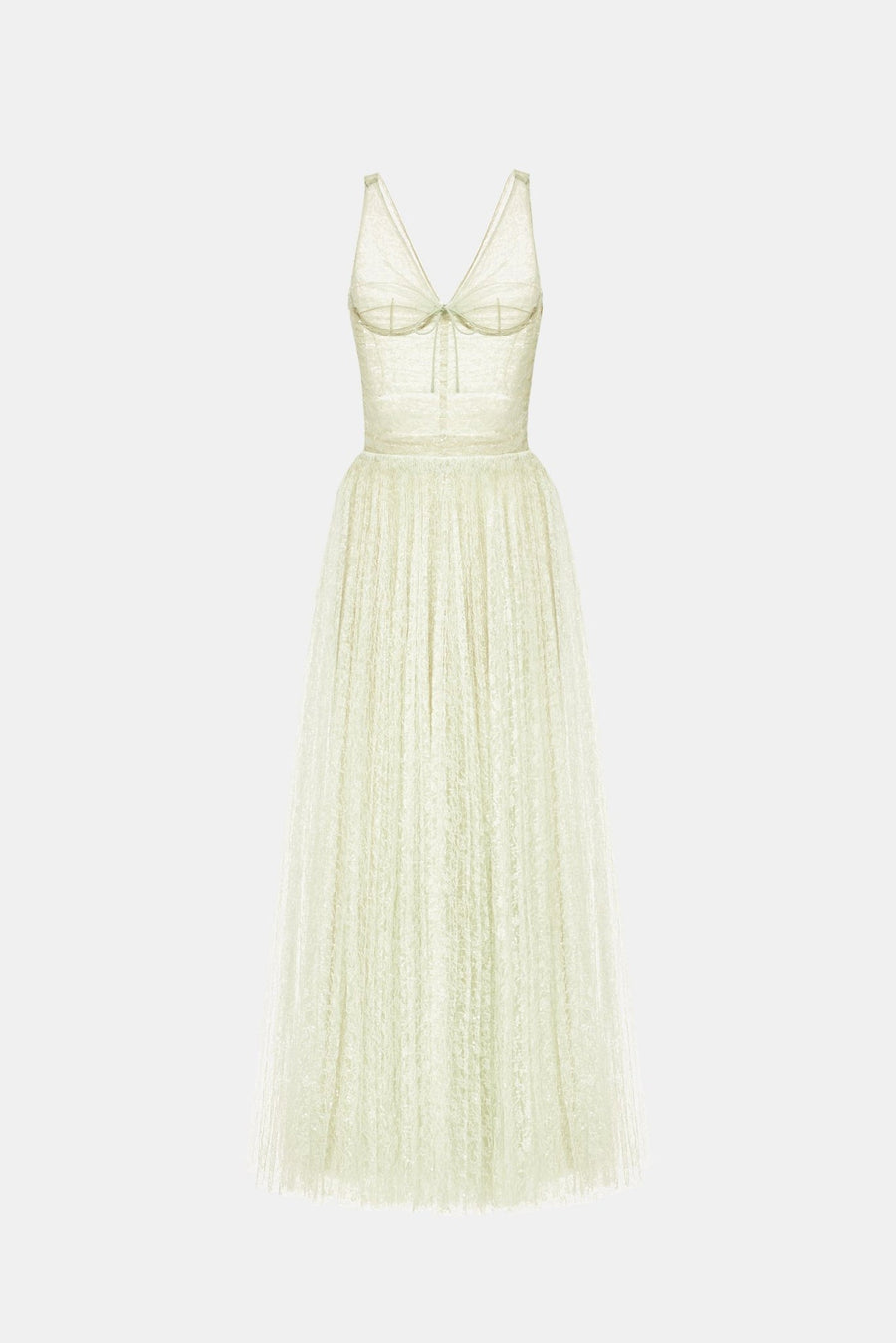 Mint Drapped Maxi Dress
