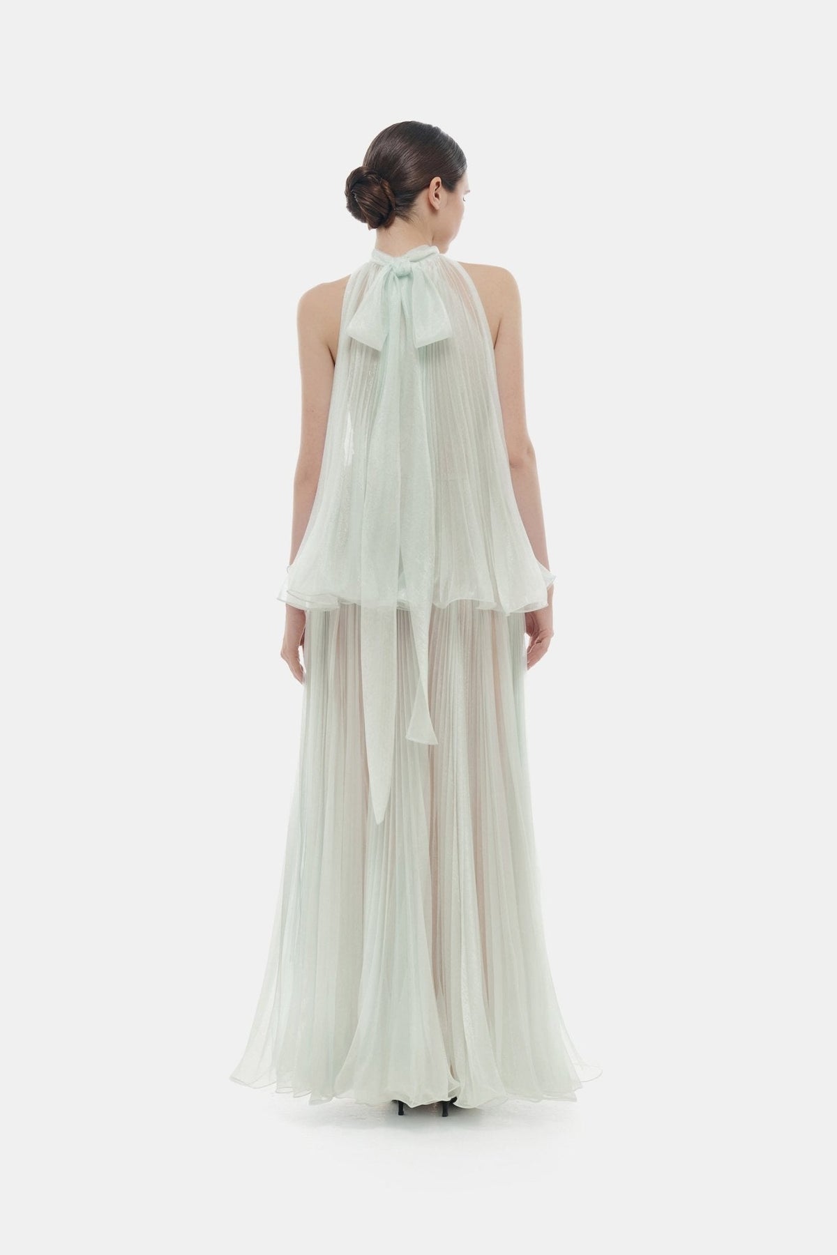 Mint Pleated Dress by Montsand