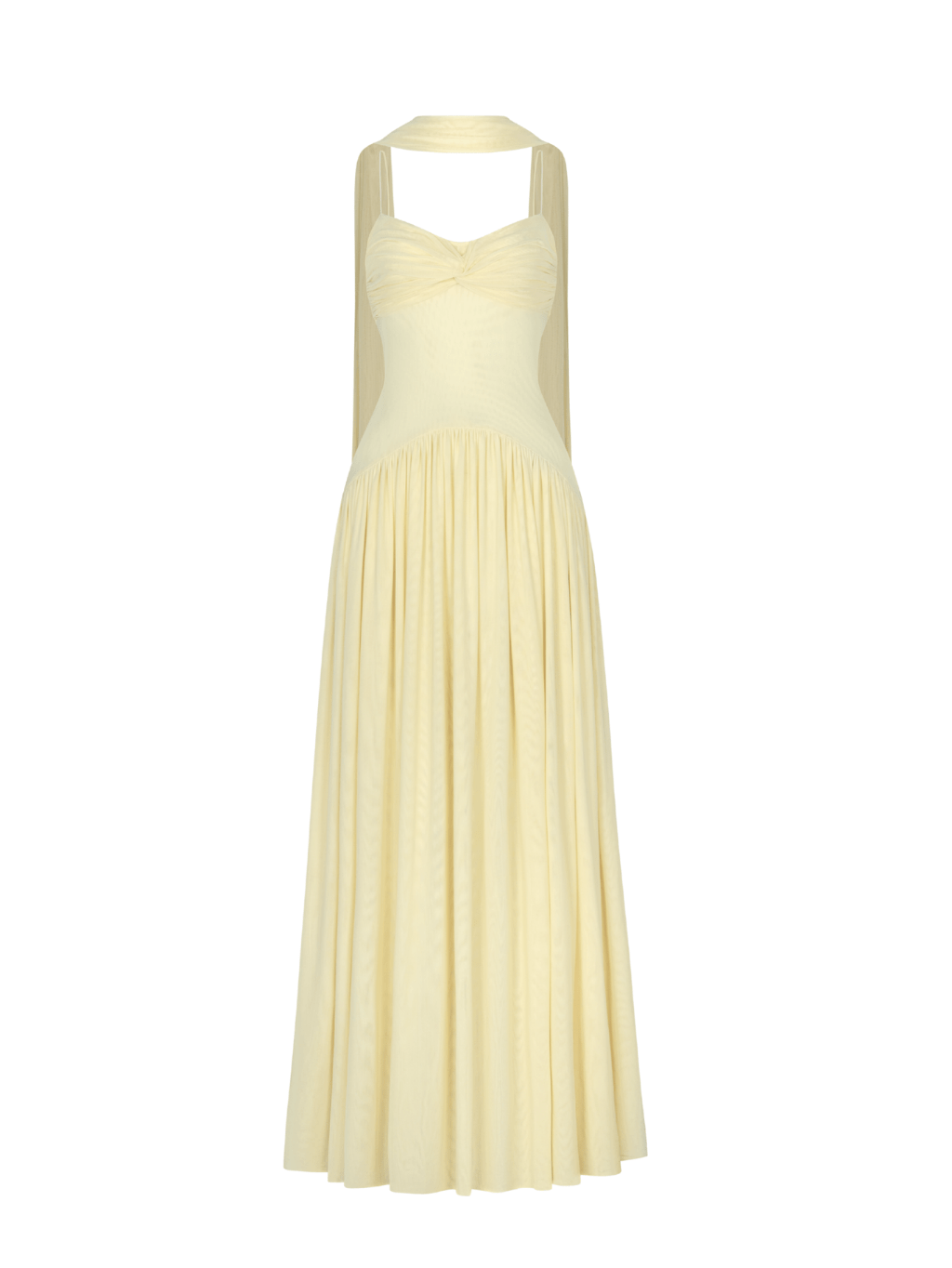 Muse Mesh Halter Gown by COCOSIN