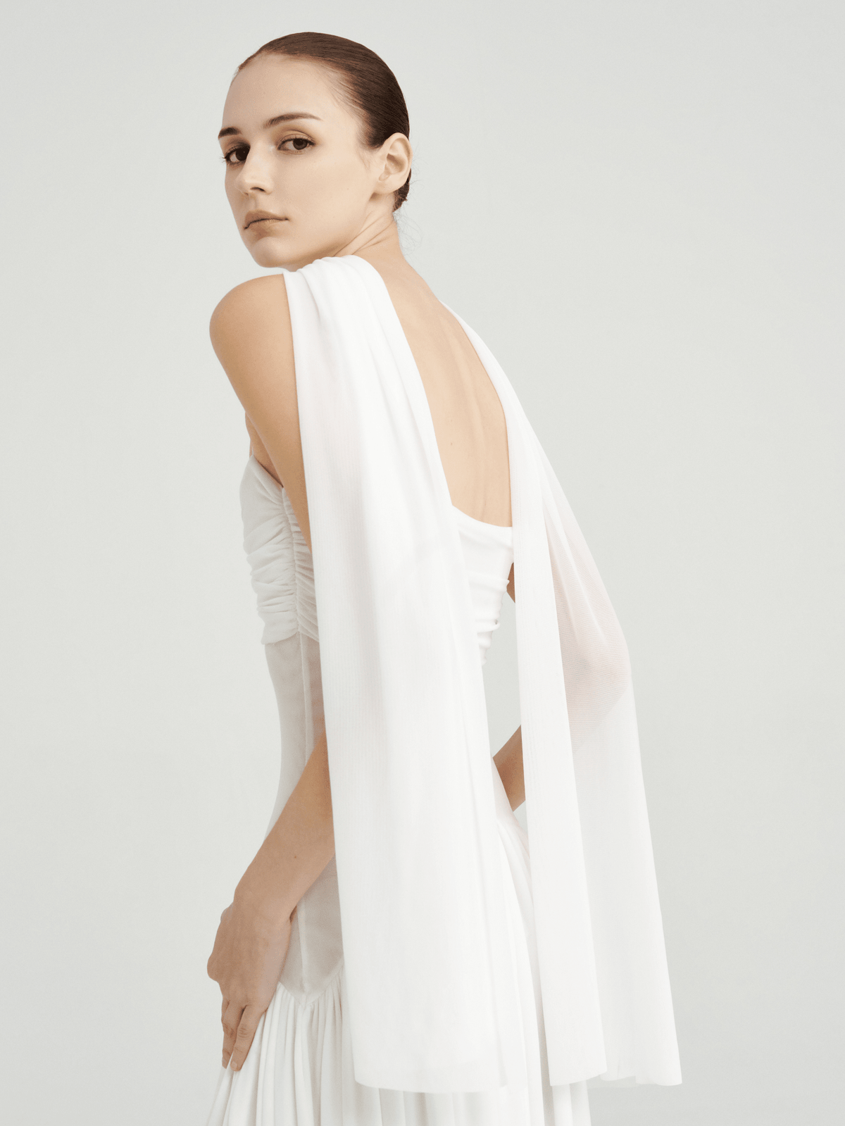 Muse Mesh Halter Gown by COCOSIN