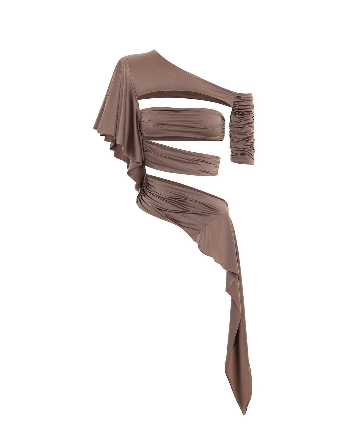 NADINE TOP (BROWN) by BUPBES