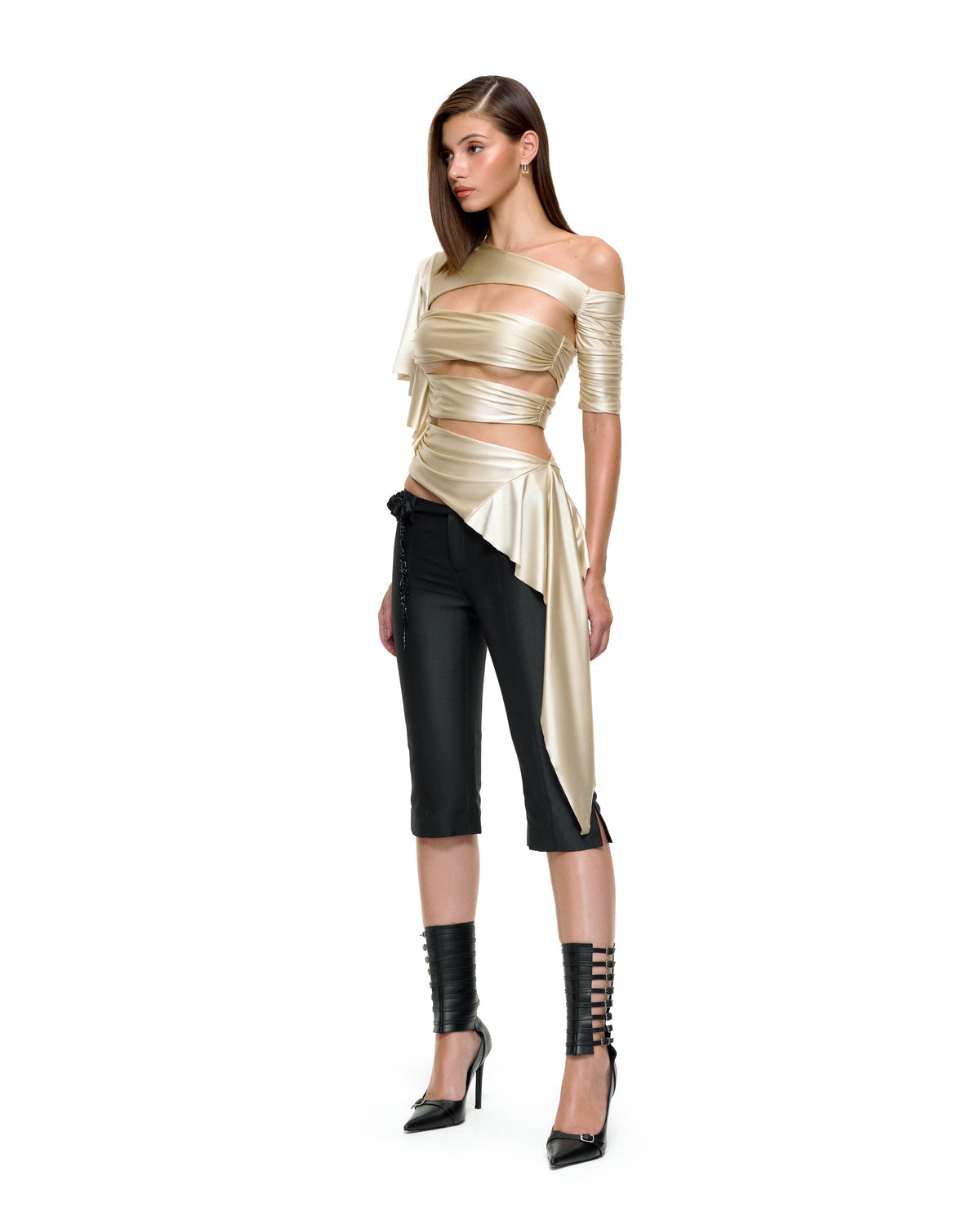 NADINE TOP (BEIGE) by BUPBES